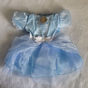 Disney Baby Cinderella Costume Dress 3-6 Months Disney Store Infant Dress